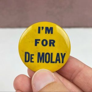I’m For Demolay Yellow Pin